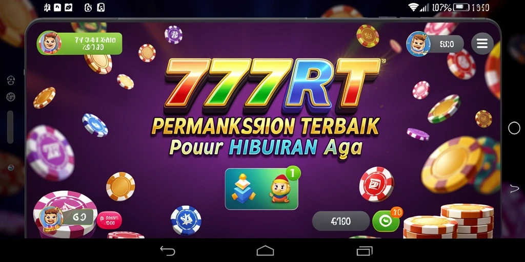 Tampilan menarik dari gameplay 777RT yang mendebarkan.