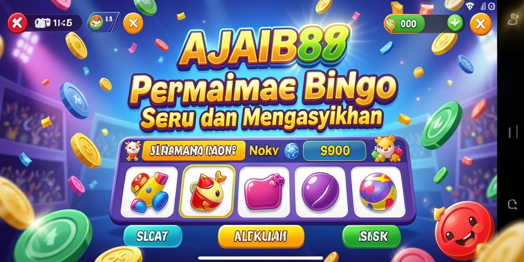 Screenshot dari gameplay AJAIB88 yang menampilkan permainan Bingo yang menarik.