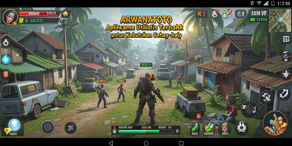 Tampilan utama antarmuka ARWANATOTO yang intuitif dan mudah digunakan.