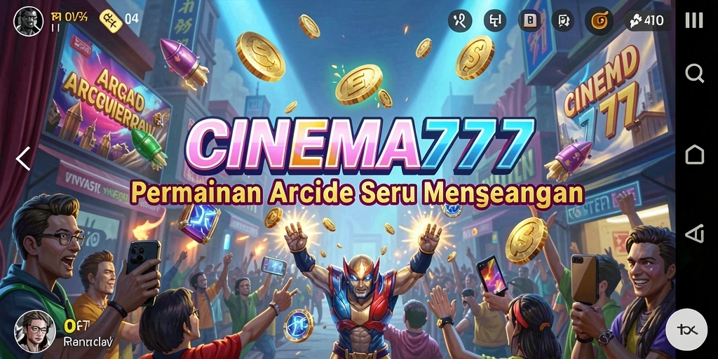 Tampilan gameplay seru dari CINEMA777 yang penuh warna.
