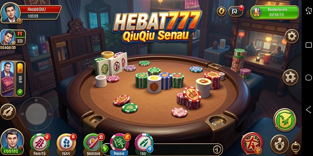 Tampilan gameplay seru HEBAT777 menampilkan aksi QiuQiu yang menarik.