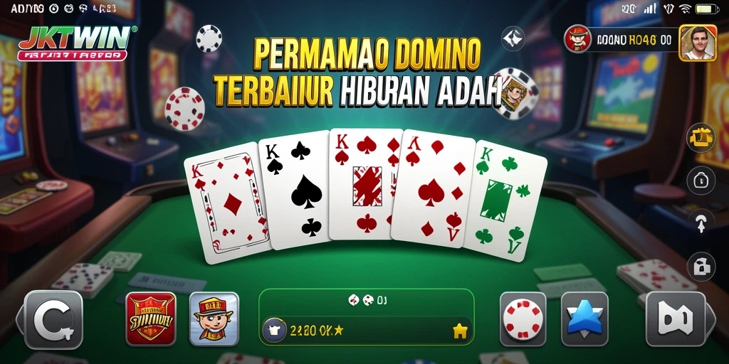 Tampilan gameplay JKTWIN dengan grafis menarik dan interaksi sosial.